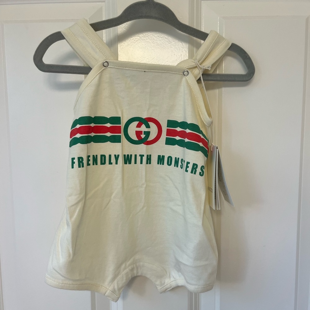 Gucci baby romper 3-6 months